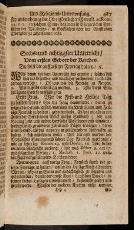 487-493, 86. Vom ersten Gebott der Kirchen