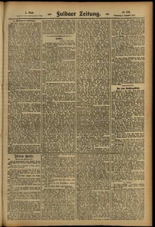 Zweite Ausgabe vom Donnerstag, den 05. Dezember 1912.