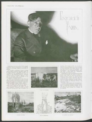 Exposición Fader : [con fotografías y retrato], [Notas de redacción]