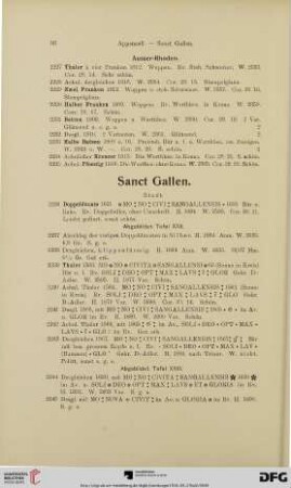 Sanct Gallen  (Nr.2236-2370)