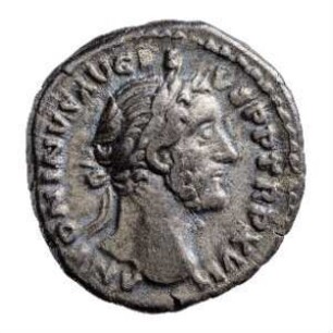 Münze, Denar, 152 - 153 n. Chr.