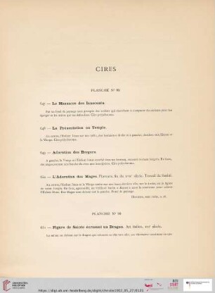 Cires (Nr. 647 - 653)