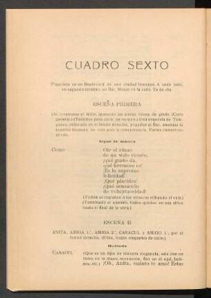 Cuadro sexto