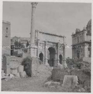 Rom, Forum Romanum, Septimius-Severus-Bogen, Phokas-Säule