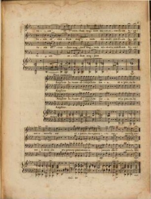Chants funèbres : exécutés à Vienne pour le service de L. Beethoven ; miserere à quatre voix avec accompt. d'orgue ou de fortepiano
