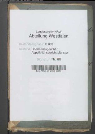 Reklamation des Kraft Goebel zu Weide wegen entzogener Zehntfreiheit und Hudegerechtigkeit