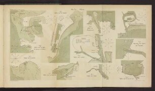 Taf. X. Hafen-Pläne. Fig. 1. bis Fig. 10.