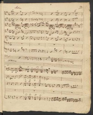 [4.] Aria (Der Unglaube [B¹]): Fürchtet nur, fürchtet des Donnerers Schelten
