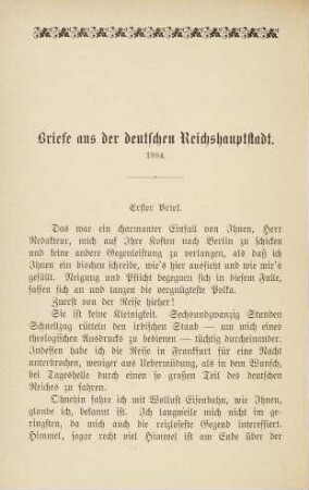 264-284, Erster Brief-Dritter Brief