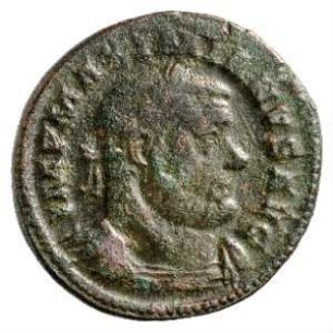 Münze, Follis, 302 - 303 n. Chr.
