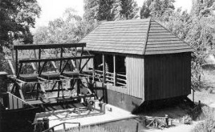 Bad Düben. Schiffsmühle im Burggarten