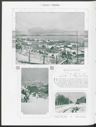 La nieve en Bariloche
