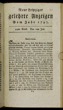 44tes Stück. Den 2ten Jun.