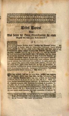 Grund-Riß Des Sogenannten Juris Reformandi