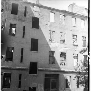 Negativ: Ruine, Menzelstraße 37, 1950