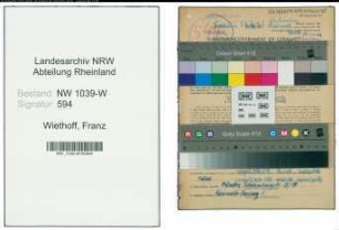 Entnazifizierung Franz Wiethoff , geb. 05.10.1908 (Wagenmeister)
