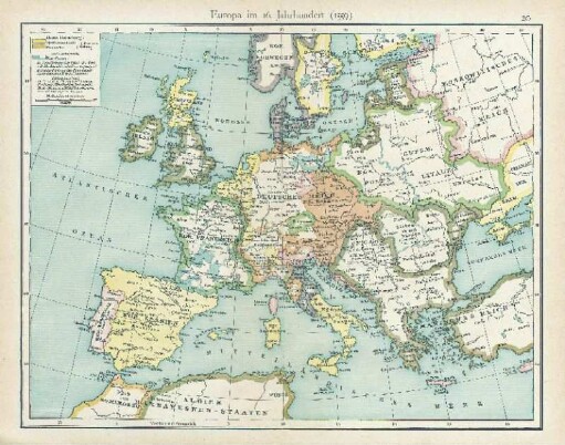 Europa im 16. Jahrhundert (1559)