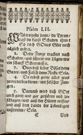 Psalm LII.