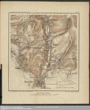 [Plan des Schlachtfeldes bei Sedan, 1. September 1870]