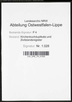 Kirchenbuchduplikat der evangelisch-lutherischen Gemeinde Enneperstraße (T 1864-1874). (Gemeinde: Enneperstraße, evangelisch-lutherische Gemeinde)