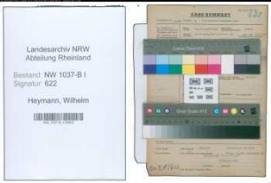 Entnazifizierung Wilhelm Heymann , geb. 17.02.1907 (Arbeiter)