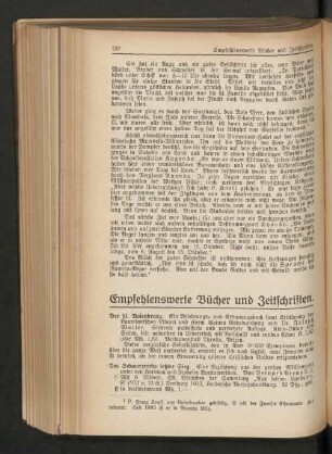 Empfehlenswerte Bücher und Zeitschriften