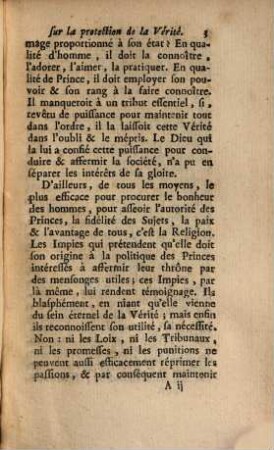Lettres critiques ou analyse et réfutation de divers écrits modernes contre la religion, 14. Sur la protection de la vérité ...