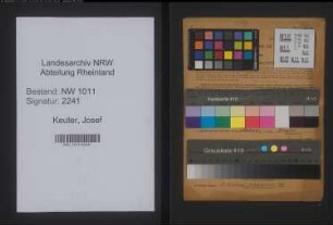 Entnazifizierung Josef Keuter , geb. 09.09.1906 (Schneider)