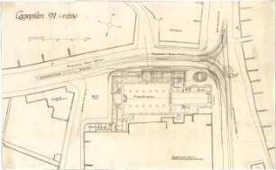 Fischer, Theodor; Augsburg (Bayern); Generalbaulinienplan - Lageplan