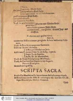 SCRIPTA SACRA