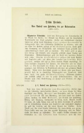 Dritte Periode. Von Rudolf von Habsburg bis auf die Reformation (1273-1517)