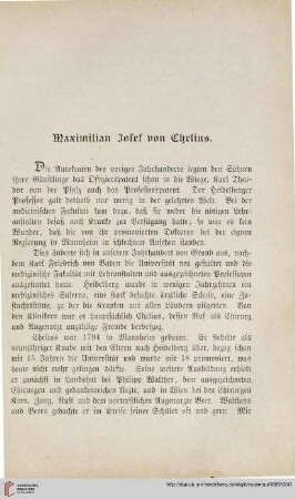 Maximilian Josef von Chelius