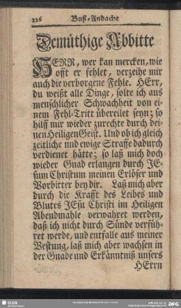 Demüthige Abbitte am Sonnabend