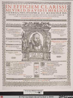 Bildnis David Herlitz (lat. Herlicius)