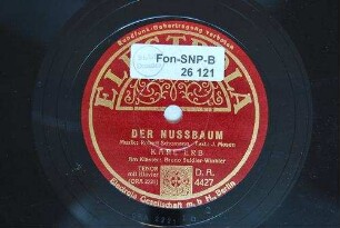 Der Nussbaum / Musik: Robert Schumann. Text. J. Mosen