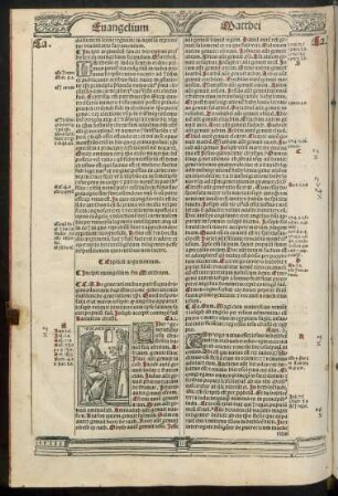 Incipit evangelium secundum Mattheum.