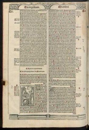 Incipit evangelium secundum Mattheum.