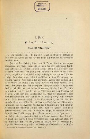 Strategische Briefe, 2