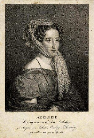 Bildnis Adelheid (1800-1820), Erbprinzessin von Holstein-Oldenburg