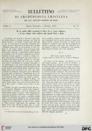 Nr. 5 (Settembre e Ottobre 1867)
