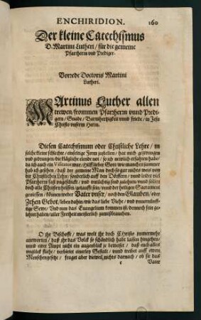 "Vorrede Doctors Martini Lutheri"