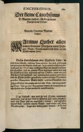 "Vorrede Doctors Martini Lutheri"