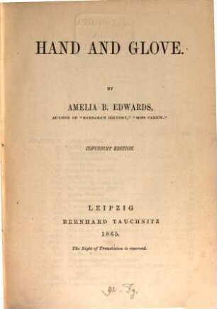 Hand and glove