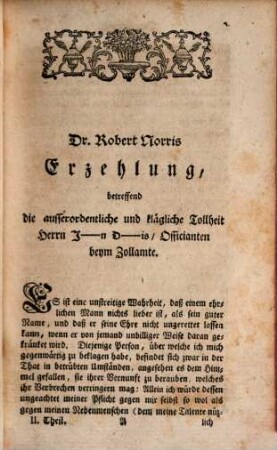 Satyrische und ernsthafte Schriften, 2
