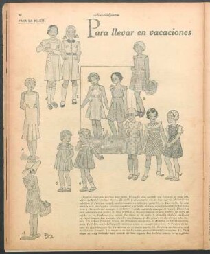 Para llevar en vacaciones [Dibujos] : Para la mujer