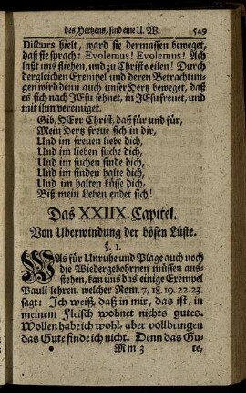 Das XXIIX. Capitel. Von Uberwindung der bösen Lüste.