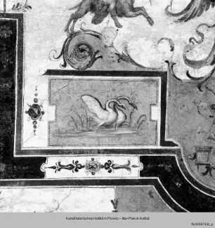 Deckenfresko mit Grotesken und mythologischen Episoden - affreschi con le grottesche ed episodi mitologici