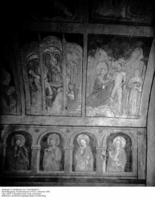 Kirche Sankt Margarete; Wandmalereien im Chor