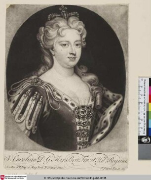 S. Carolina D.G. Mag: Brit: Fra: et Hib: Regina