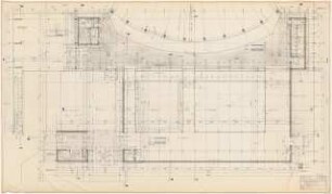 Schauspielhaus, Wuppertal: Grundriss Eingangsgeschoss 1:50